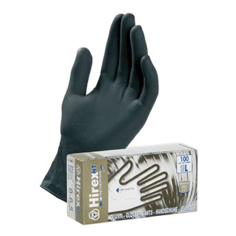 GUANTI NITR BLACK S/P L 100PZ